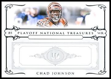 2007 Playoff National Treasures 32 Chad Johnson